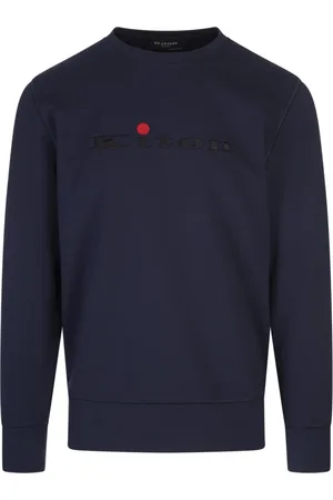 Kiton Bluzy, Mężczyzna, Niebieski, M, Bawełna, Niebieska Bawełna Elastan Męska Koszula