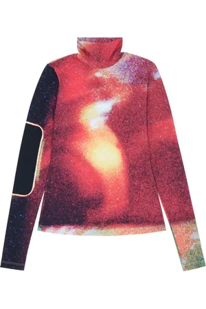 Maison Margiela Swetry, Kobieta, Wielobarwność, L, Wełna, Wyrazisty Golf