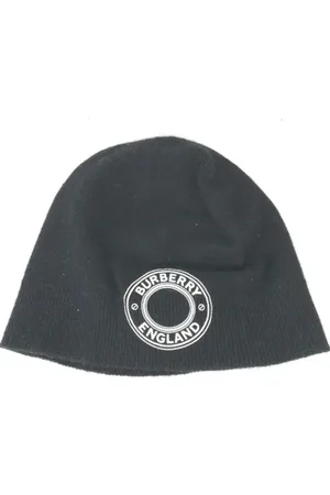 Burberry Pre-owned, Kobieta, Czarny, ONE SIZE, Kaszmir, Pre-owned Cashmere hats