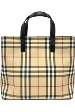 Burberry Pre-owned, Kobieta, Beżowy, ONE SIZE, Pre-owned Canvas handbags