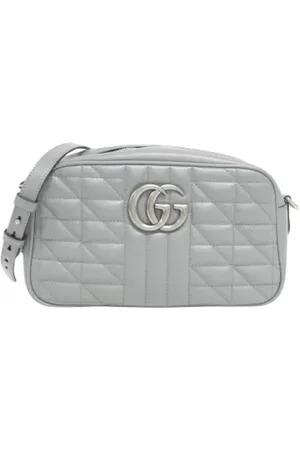 Gucci Pre-owned, Kobieta, Szary, ONE SIZE, Skóra, Pre-owned Leather gucci-bags