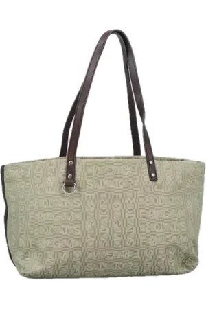 Salvatore Ferragamo Pre-owned, Kobieta, Beżowy, ONE SIZE, Pre-owned Canvas totes