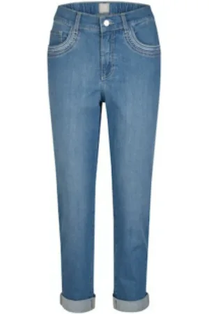 Rabe Jeansy, Kobieta, Niebieski, M, Stylowe Spodnie - Modny Design