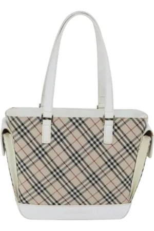Burberry Pre-owned, Kobieta, Beżowy, ONE SIZE, Pre-owned Canvas handbags