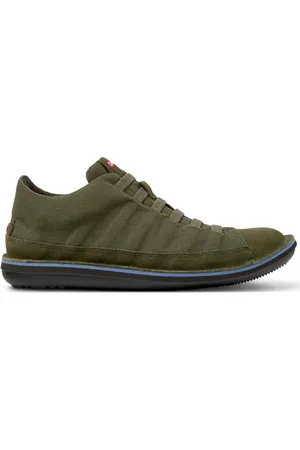 Camper Buty, Mężczyzna, Zielony, 41 EU, Zamsz, Zielone Beetle Męskie Sneakersy