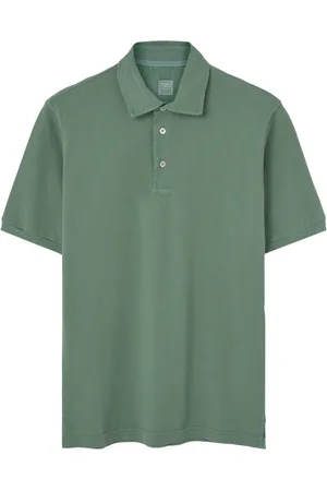 FEDELI Koszulki, Mężczyzna, Zielony, L, Zielony Polo Pique T-shirty i Polosy