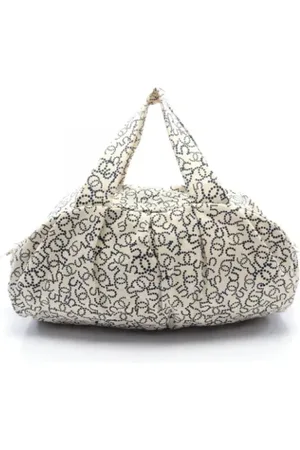 CHANEL Pre-owned, Kobieta, Beżowy, ONE SIZE, Pre-owned Canvas handbags