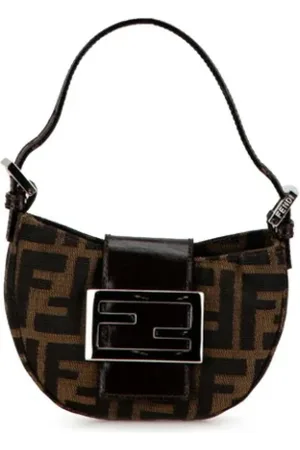 Fendi Pre-owned, Kobieta, brązowy, ONE SIZE, Skóra, Pre-owned Canvas handbags