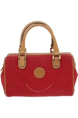 Fendi Pre-owned, Kobieta, Czerwony, ONE SIZE, Pre-owned Canvas fendi-bags
