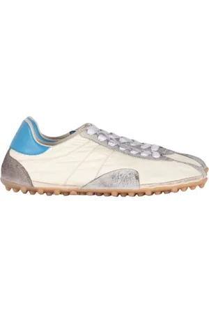 Maison Margiela Buty, Kobieta, Wielobarwność, 37 EU, Masło Szare Niebieskie Sneakersy