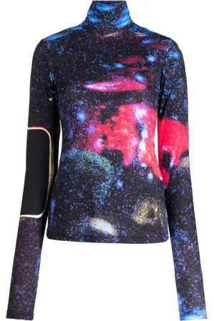 Maison Margiela Swetry, Kobieta, Wielobarwność, M, Nowoczesny dzianinowy golf