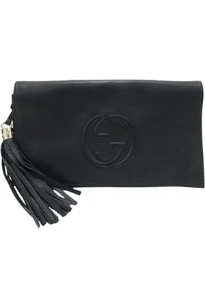Gucci Pre-owned, Kobieta, Czarny, ONE SIZE, Skóra, Pre-owned Leather gucci-bags