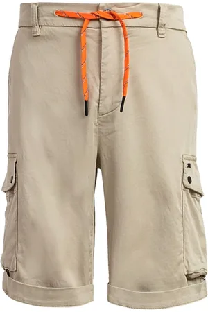 Masons Szorty, Mężczyzna, Beżowy, M, Cargo Bermuda Shorts Beżowe