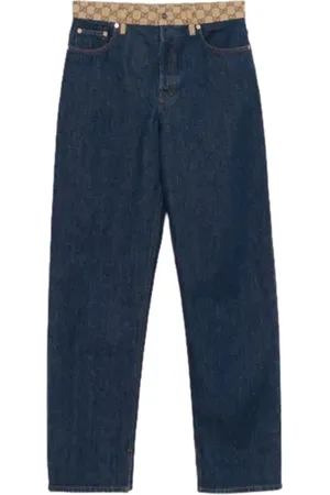 Gucci Jeansy, Kobieta, Niebieski, W27, Niebieskie Stylowe Dżinsy Damskie