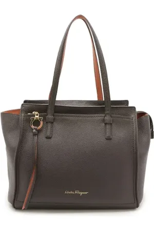 Salvatore Ferragamo Pre-owned, Kobieta, brązowy, ONE SIZE, Skóra, Pre-owned Leather totes