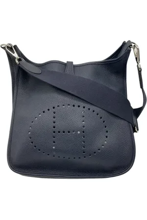 Hermès Pre-owned, Kobieta, Niebieski, ONE SIZE, Zamsz, Pre-owned Skórzane torebki