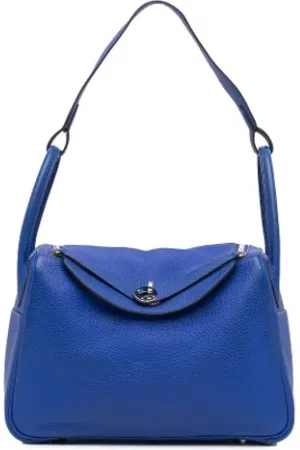 Hermès Pre-owned, Kobieta, Niebieski, ONE SIZE, Skóra, Pre-owned skórzane torby na ramię