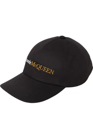 Alexander McQueen Akcesoria, Mężczyzna, Czarny, M, Nakrapiana Logo Baseball Cap