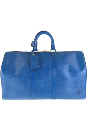 LOUIS VUITTON Pre-owned, unisex, Niebieski, ONE SIZE, Skóra, Pre-owned Leather travel-bags