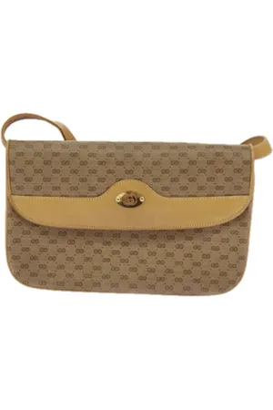 Gucci Pre-owned, Kobieta, Beżowy, ONE SIZE, Pre-owned Canvas gucci-bags