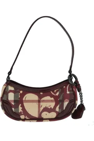 Burberry Pre-owned, Kobieta, Wielobarwność, ONE SIZE, Pre-owned Canvas shoulder-bags