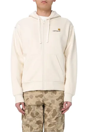 Carhartt Bluzy, Mężczyzna, Beżowy, M, Crew Neck Sweater