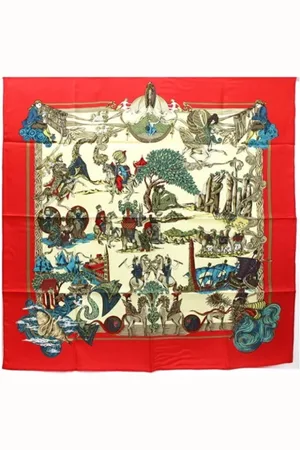 Hermès Pre-owned, Kobieta, Wielobarwność, ONE SIZE, Pre-owned Silk scarves