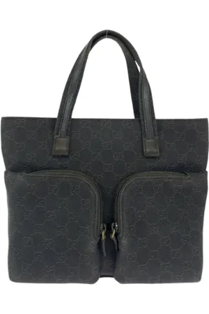 Gucci Pre-owned, Kobieta, Czarny, ONE SIZE, Skóra, Pre-owned Canvas shoulder-bags