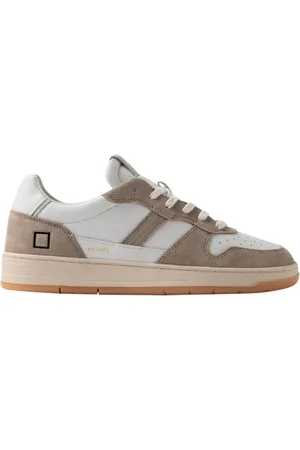 D.A.T.E. Buty, Mężczyzna, Wielobarwność, 43 EU, Zamsz, Beżowe Sneakersy Vintage Calf