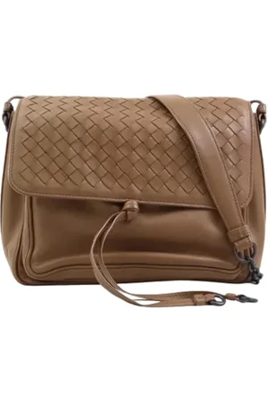 Bottega Veneta Pre-owned, Kobieta, brązowy, ONE SIZE, Skóra, Pre-owned Leather crossbody-bags