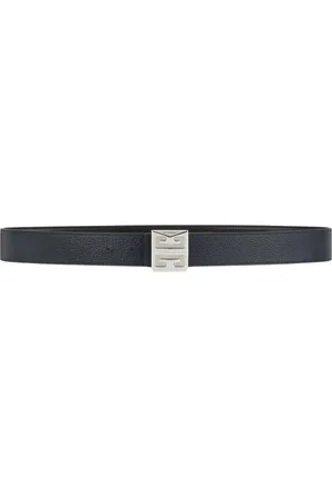 Givenchy Akcesoria, Mężczyzna, Czarny, 105 CM, Klasyczny pasek skórzany z klamrą 4G