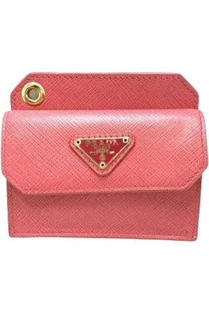 Prada Pre-owned, Kobieta, Różowy, ONE SIZE, Skóra, Pre-owned skórzane portfele