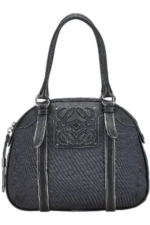 Loewe Pre-owned, Kobieta, Czarny, ONE SIZE, Skóra, Pre-owned Canvas handbags