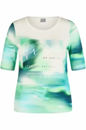 Rabe Koszulki, Kobieta, Wielobarwność, 2XL, Stylowy T-shirt