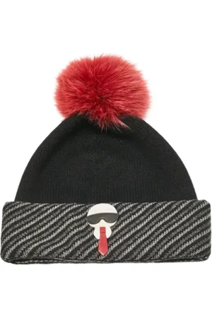 Fendi Pre-owned, Mężczyzna, Czarny, ONE SIZE, Kaszmir, Pre-owned Fabric hats