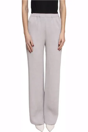 Emporio Armani Spodnie, Kobieta, Szary, S, Szare Spodnie Damskie