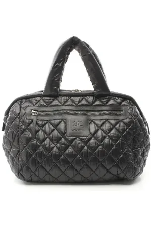 CHANEL Pre-owned, Kobieta, Czarny, ONE SIZE, Nylon, Pre-owned Canvas handbags