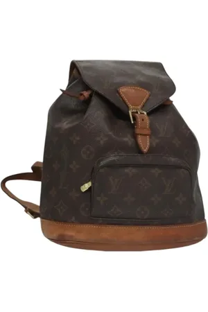 LOUIS VUITTON Pre-owned, Kobieta, brązowy, ONE SIZE, Skóra, Pre-owned Canvas backpacks