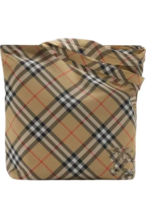 Burberry Torebki, Mężczyzna, Beżowy, ONE SIZE, Torba Equestrian Knight w Kratę