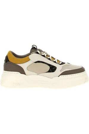 Fendi Buty, Mężczyzna, brązowy, 40 EU, Brązowe Sneakersy z Detalem FF