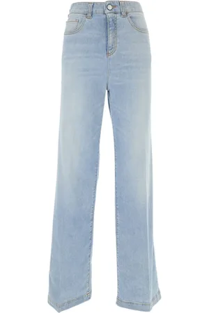 Emporio Armani Jeansy, Kobieta, Niebieski, W30, Denim, Elastyczne Jeansyy z Denimu 5 Kieszeniami