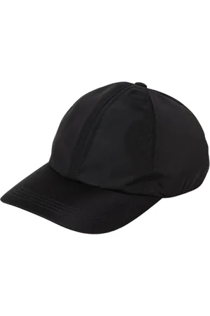 Dolce & Gabbana Akcesoria, Mężczyzna, Czarny, 59 CM, Nylon, Czarna Nylonowa Czapka Baseballowa