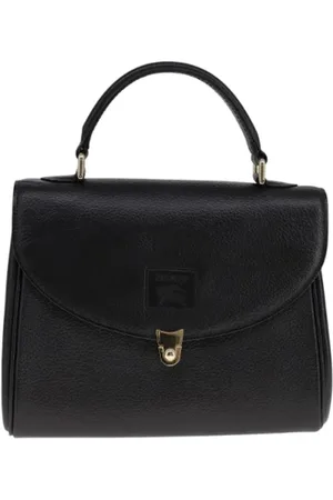 Burberry Pre-owned, Kobieta, Czarny, ONE SIZE, Skóra, Pre-owned Skórzane torebki