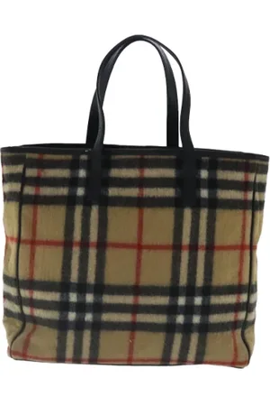 Burberry Pre-owned, Kobieta, Wielobarwność, ONE SIZE, Wełna, Pre-owned Wool handbags