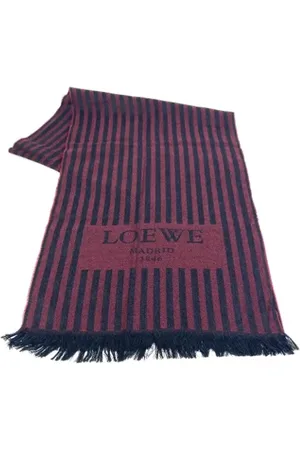 Loewe Pre-owned, Kobieta, Wielobarwność, ONE SIZE, Wełna, Pre-owned Wool scarves