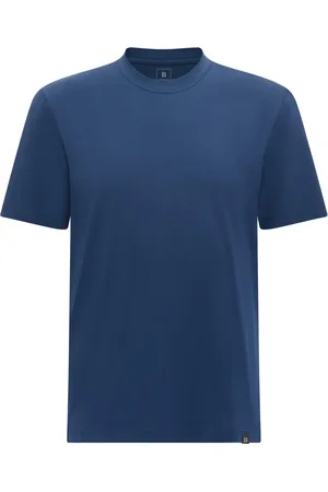 Boggi Milano Koszulki, Mężczyzna, Niebieski, L, Bawełna, Koszulka Z Supima Cotton Stretch