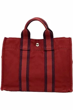 Hermès Pre-owned, Kobieta, Czerwony, ONE SIZE, Pre-owned Canvas handbags
