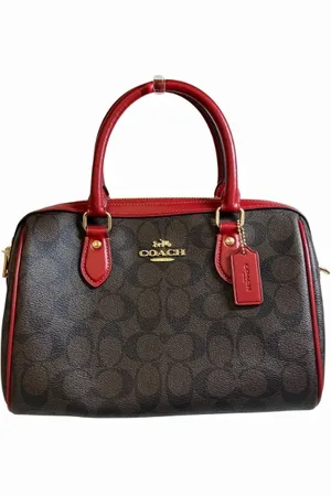 Coach Pre-owned, Kobieta, brązowy, ONE SIZE, Skóra, Pre-owned Canvas handbags