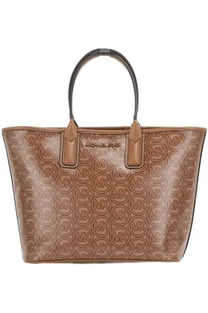Michael Kors Torebki, Kobieta, brązowy, ONE SIZE, Charm Torebka Stylowy Wzór Jacquard