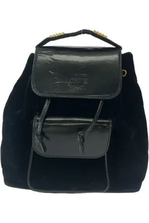 Loewe Pre-owned, Kobieta, Czarny, ONE SIZE, Skóra, Pre-owned Leather backpacks